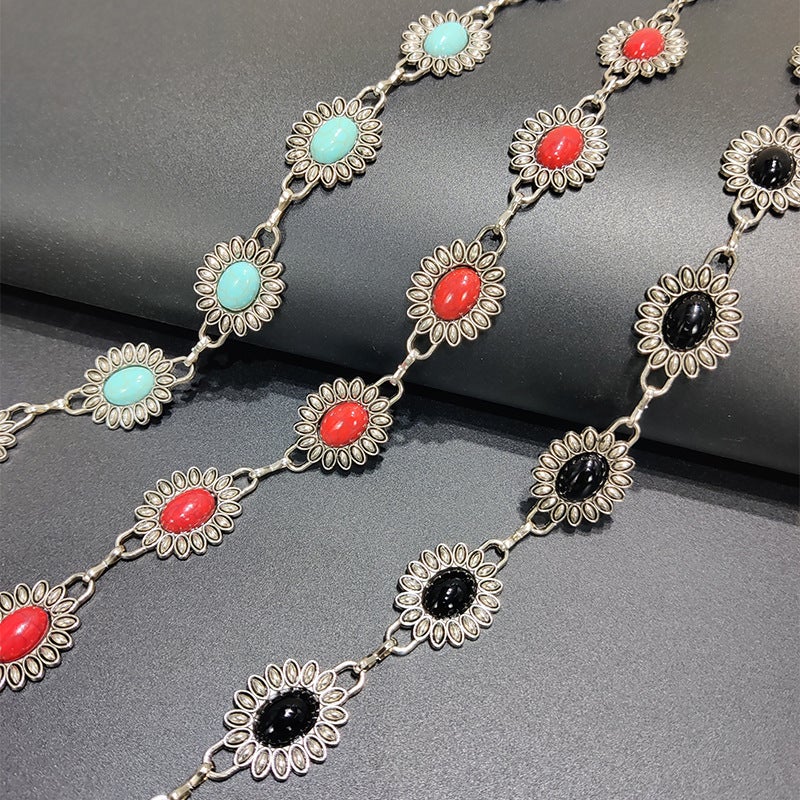 Wasteland Style Retro Metal Waist Chain Accessories Women'S Decorative Skirt Sweater Jeans Belt Y2K Style - Image 4